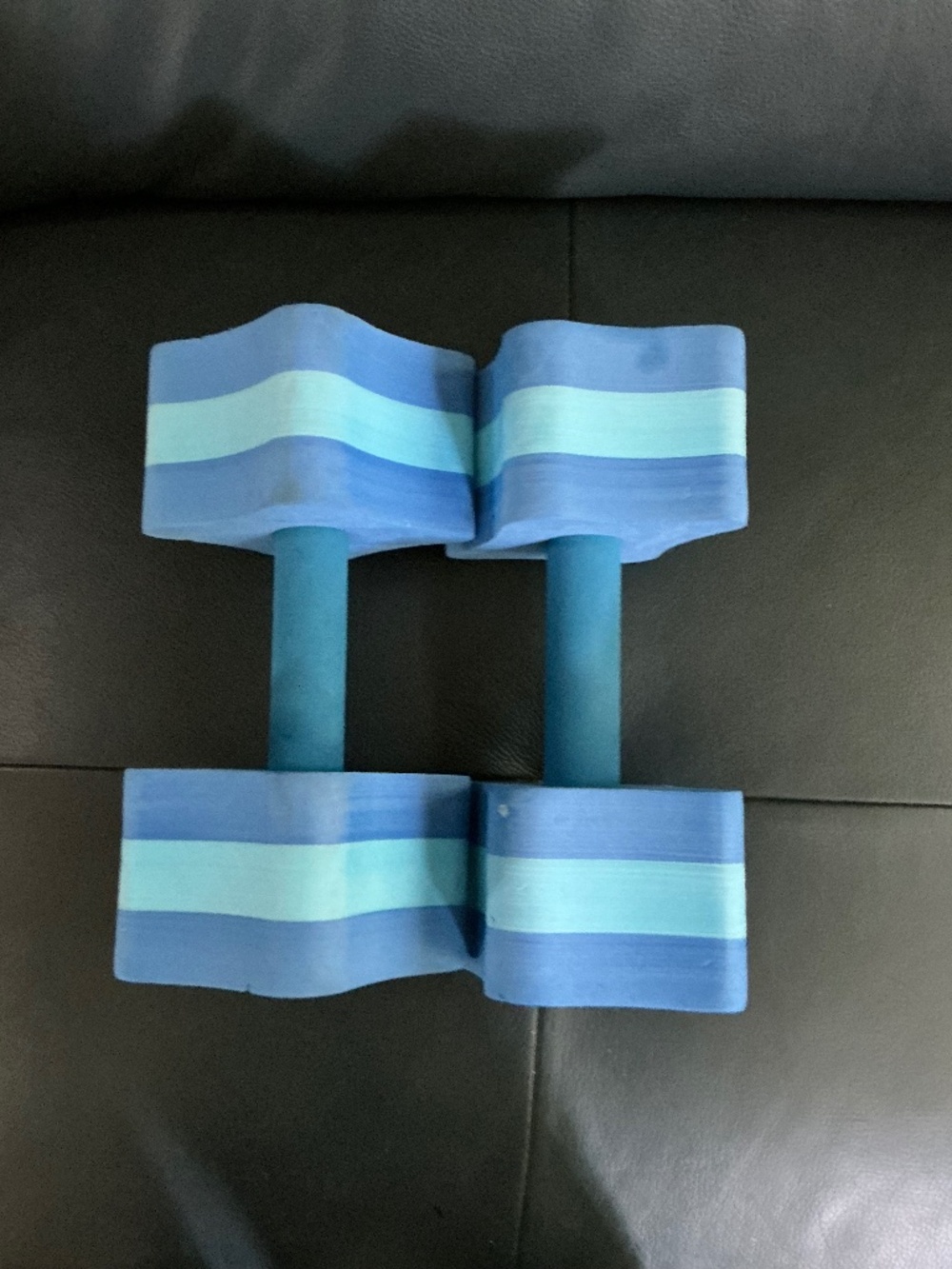 AquaJogger resistance dumbbells.